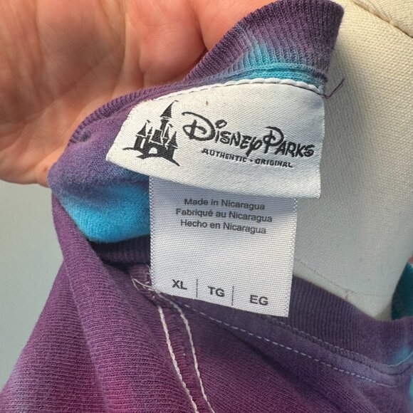 Disney Parks Disneyland Retro Rainbow Tie Dye Short Sleeve Casual T Shirt - Picture 15 of 15
